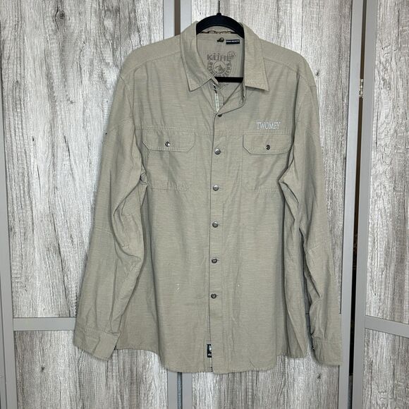 Kuhl Other - Kuhl Towmey Shirt XL Button Up Long Sleeves Outdoor Hiking Fishing Beige